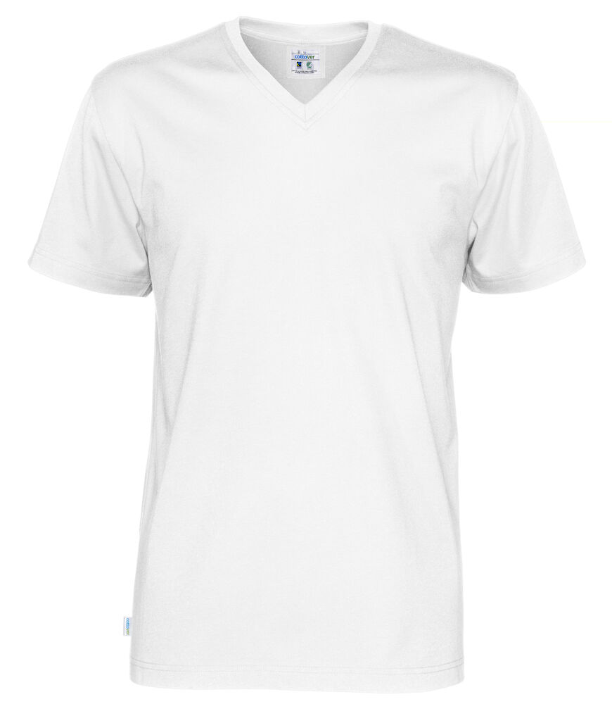 T-SHIRT MANCHES COURTES COL V HOMME - CERTIFIÉ GOTS