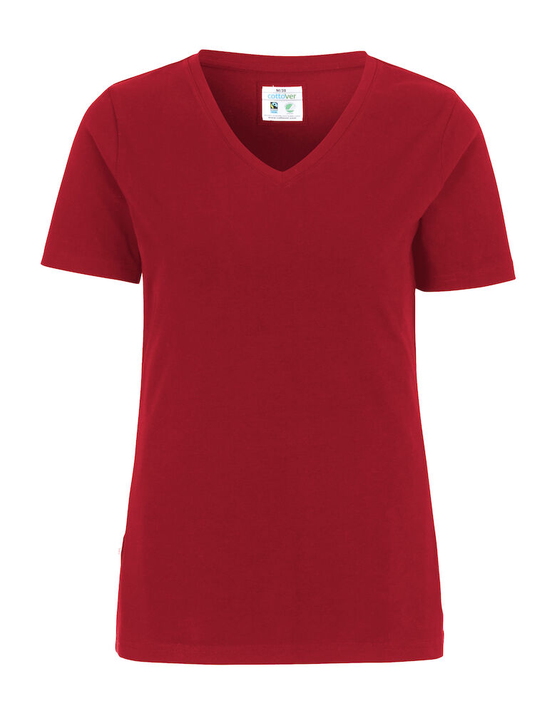 STRETCH COL V FEMME - CERTIFIÉ GOTS