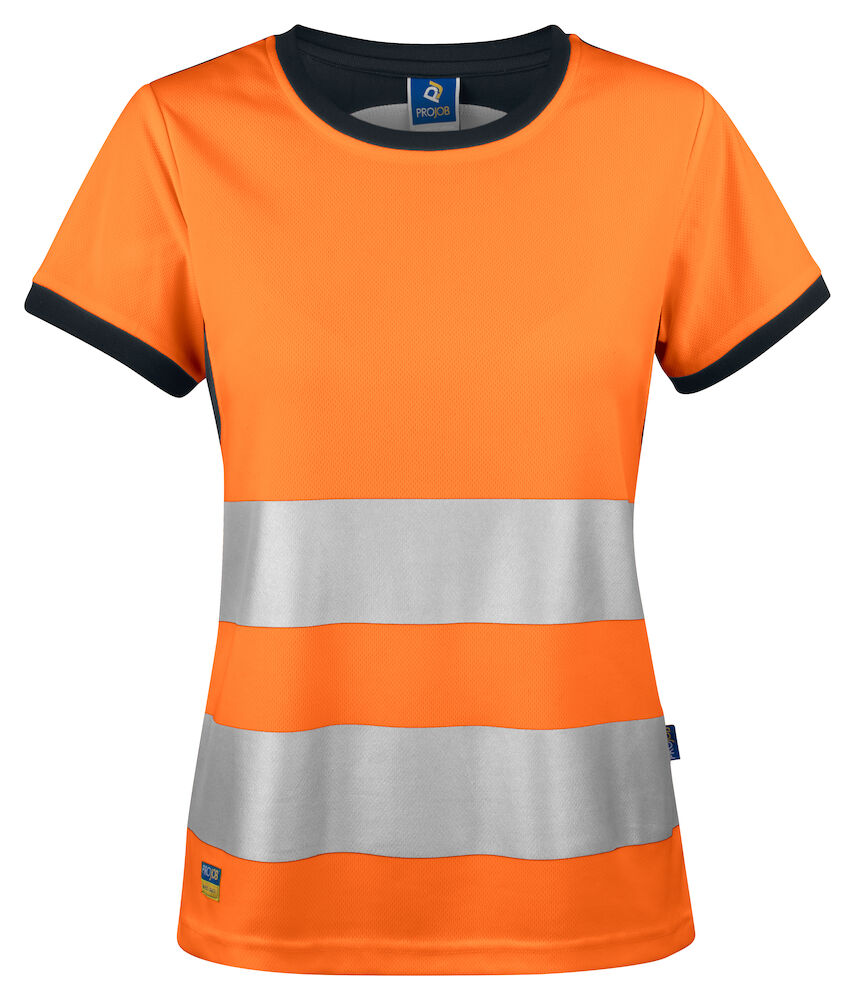 6012 T-SHIRT POLYESTER FEMME EN ISO 20471 CLASSE 2/1
