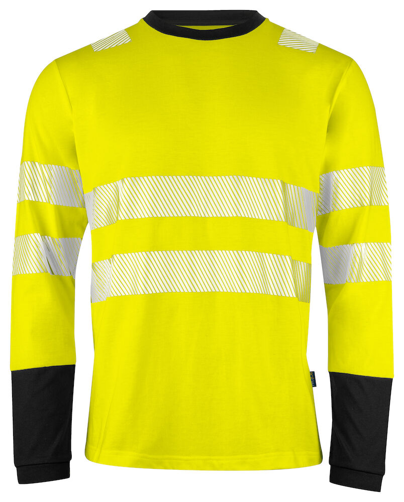 6014 T-SHIRT MANCHES LONGUES ISO 20471 CLASSE 3/2